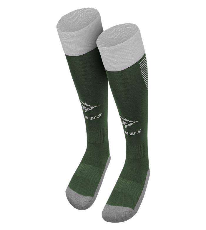 SOCK VERDE / BLANCO